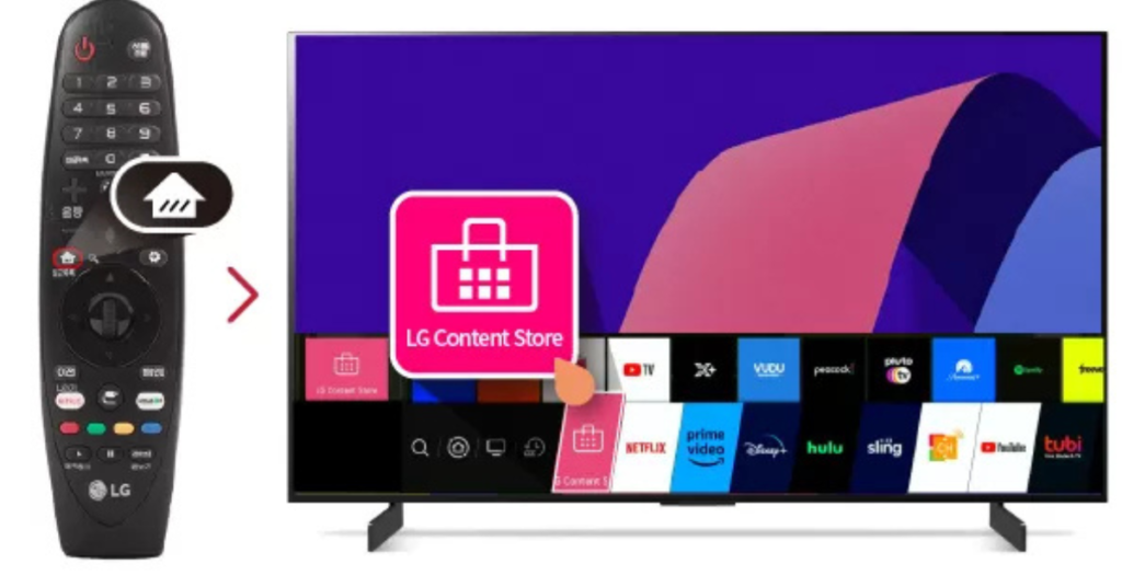 Set up IPTV LG